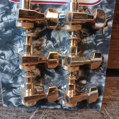 Allparts Gold Locking Guitar Tuning Keys image 2