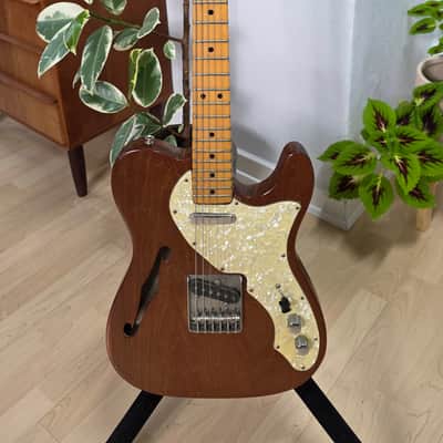 1971 Fender Telecaster Thinline American Vintage 70s USA Semi-Hollow Body Hollowbody F Hole Ash Recording Studio Electric Guitar Custom Color image 5