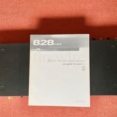 MOTU 828 Mk II Firewire Audio Interface 2000s - Black image 3