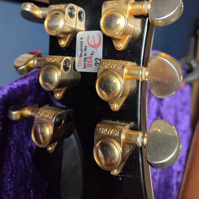 Epiphone Les Paul Custom Electric Guitar Ebony image 9