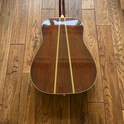 1970s Yamaha FG-401 Acoustic Dreadnought Guitar MIJ Orange Label Nippon Factory w/ HSC martin guild image 3