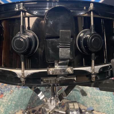 DW (Drum Workshop) - 5x14" DW "Ensenada" Black/Black Hardware image 6