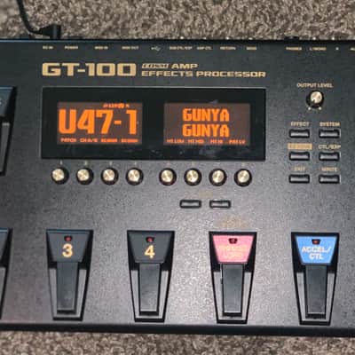 Reverb.com listing, price, conditions, and images for boss-gt-100-amp-effects-processor