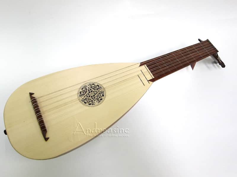 7-Course Travel Lute, Sheesham w/ Padded Gig Bag image 1