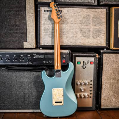 Fender Stratocaster Roadhouse Teal Green Metallic 1997 image 6