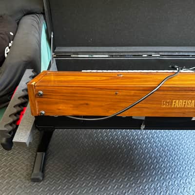 Farfisa Syntorchestra 37-Key String Synthesizer (Rare Brown Wood Version) SERVICED + hard case image 11