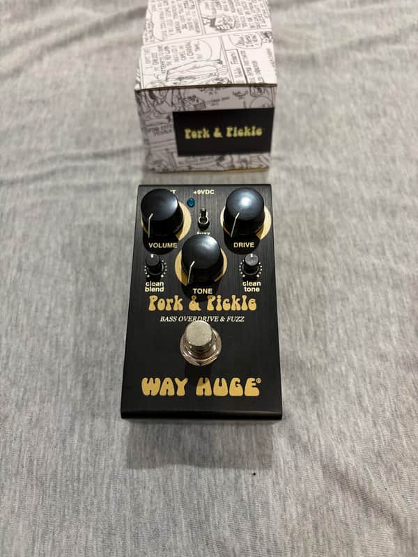 Way Huge WM91 Smalls Pork & Pickle Bass Overdrive & Fuzz 2019 - Present - Black image 1