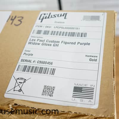 Gibson Custom Shop Les Paul Custom Figured - Purple Widow image 19