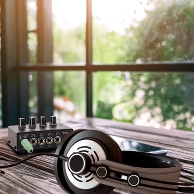 FocusProAudio Compact 4-Channel Stereo Headphone Amplifier with DC 12V Power Adapter image 15