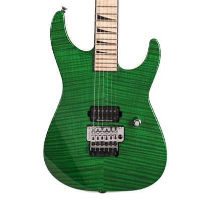 Jackson Custom Shop Soloist SL1H Flame Top Trans Green image 2