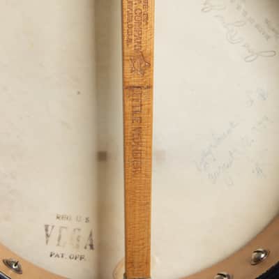 Vega Little Wonder Tenor Banjo (1922), ser. #54512, original black hard shell case. image 13