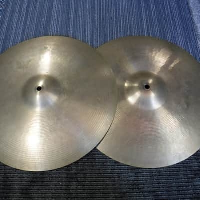 Vintage Paiste Pre-Serial Formula 602 15" Hi Hats-1080/1182g-Excellent! image 1