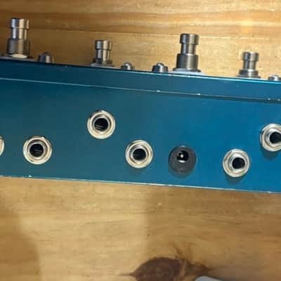 Pacific Custom Pedals Analog Patch Switcher 2010s - Blue image 4