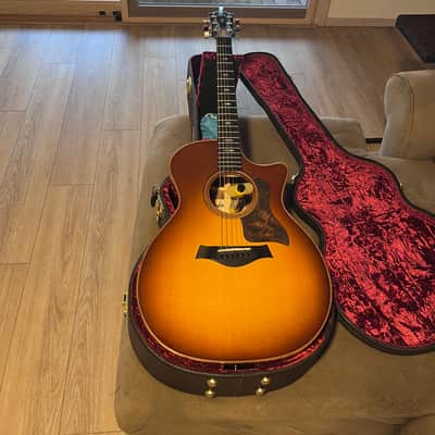 Taylor 714ce V-Class  2018 - Sunburst image 10