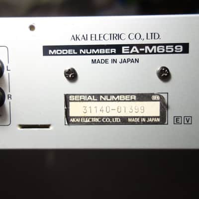 AKAI 9-Band Stereo Graphic Equalizer EA-M659 égaliseur graphique vintage Japan image 17