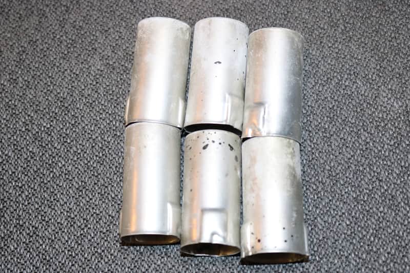 Vintage 1960s Fender Preamp Tube Covers - Lot of 6 - No Tariffs image 1