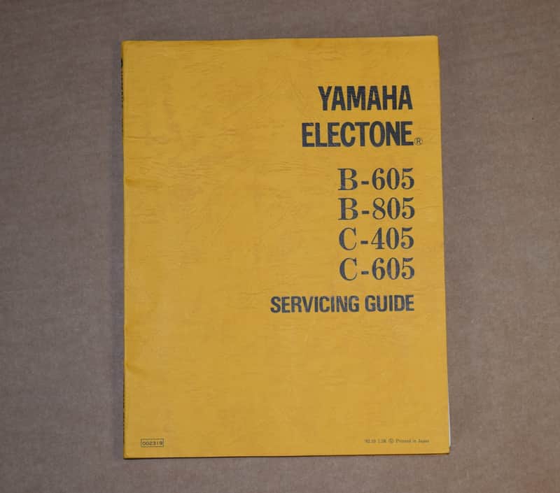 Yamaha Servicing Guide B-605 B-805 C-405 C-605 - New - 144 pages image 1