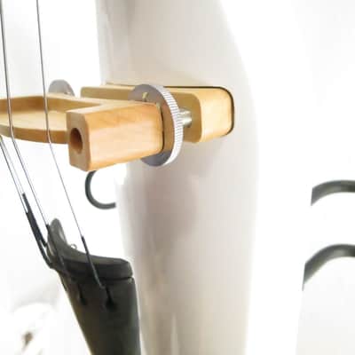 Stagg White Electric Cello 4/4 Size With Gigbag And Built-in Electronics image 8
