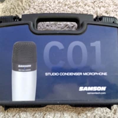 Samson C01 Large Diaphragm Cardioid Condenser Microphone 2010s - Silver image 3