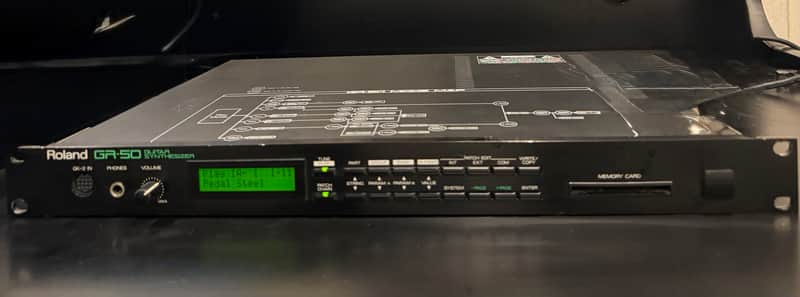 Roland GR-50 Guitar Synthesizer 1988 - 1994 - Black image 1