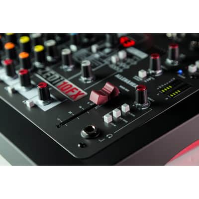 Allen & Heath ZEDi-10FX 10-Channel Mixer with USB Audio Interface and Gator G-MIXERBAG-2118 Mixer Bag image 5