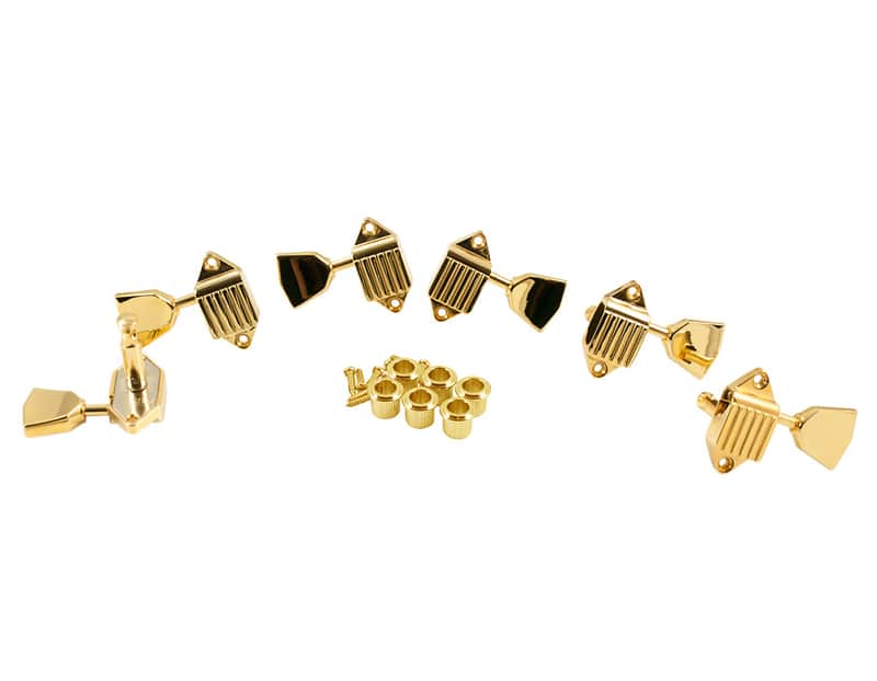 Kluson Waffleback, Metal Keystone Button, Gold KVDW-3-GM image 1