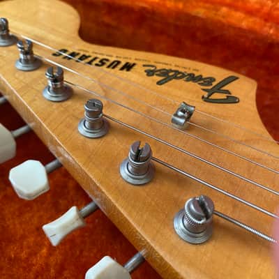Fender Mustang - 1966 - Olympic White - All Original w/OHSC image 7