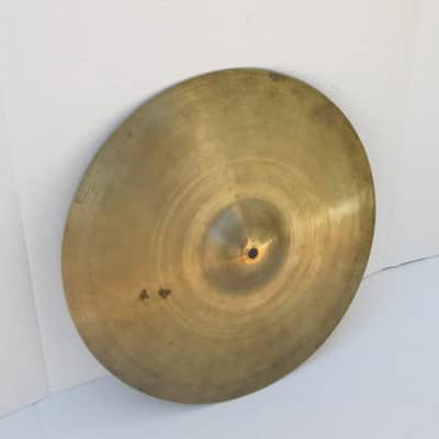 Avedis Zildjian Cymbal “Factory Second “ " S Stamp” 14” 1950’s? Hi Hat Bottom? 1258 Grams “Good” image 2