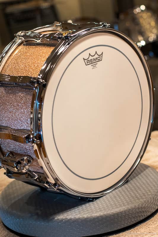 Ludwig LS403 6.5x14 Classic Maple Snare Drum 2017 - Champagne Sparkle image 1
