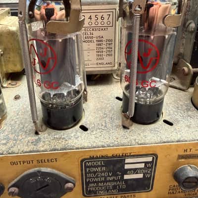 Marshall JMP 2204 Master Model Mk2 Lead 50-Watt Guitar Amp Head 1980 image 17