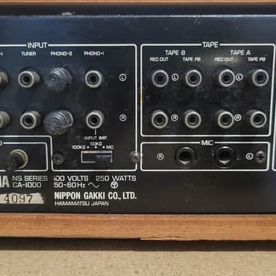 Vintage Stereo Integrated Amplifier Yamaha CA-1000 image 12