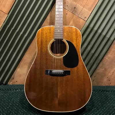 Vintage 1980s Sigma DM-3M Acoustic Dreadnought with Hardshell Case image 2