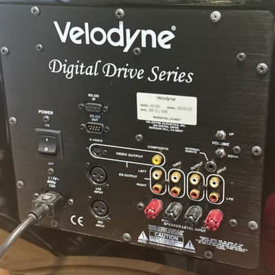 Velodyne Digital Drive Series DD12 BG Powered Subwoofer Remote Control Black image 9
