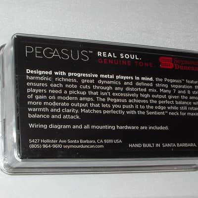 Seymour Duncan Pegasus Bridge 7 String Passive Mount Pickup - Pegasus 7 String Passive Mount Pickup image 2