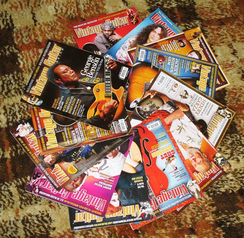 Vintage Guitar Magazines 12 issues 2024 complete image 1