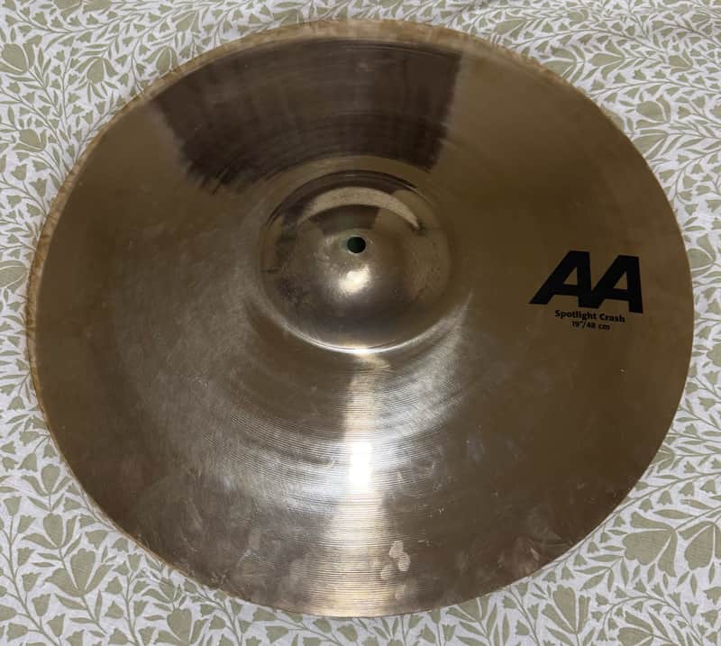 (MESSAGE FOR VIDEO) Sabian 19" AA Spotlight Crash - Excellent Condition image 1