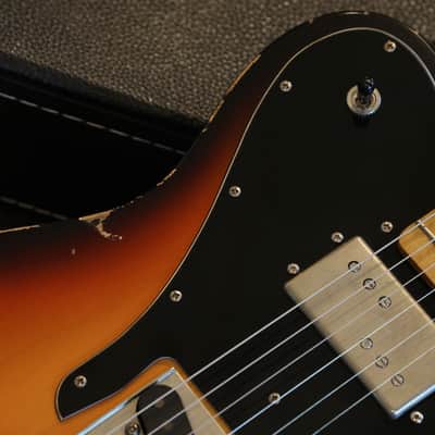2018 K-Line Truxton '72 Ash Lollar's Electric Guitar Sunburst + COA OHSC image 3
