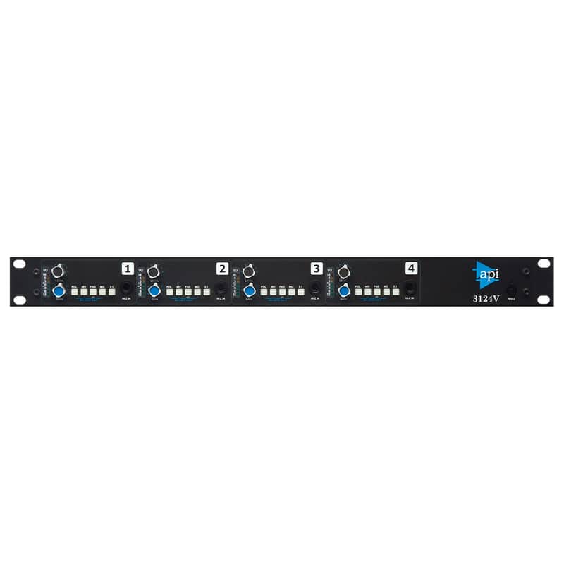 API 3124V 4-Channel Microphone/Line Preamp image 1