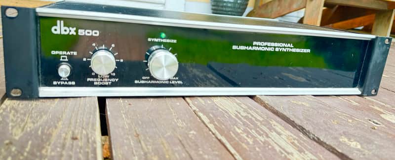 dbx 500 Professional Subharmonic Synthesizer 1970s - Black image 1