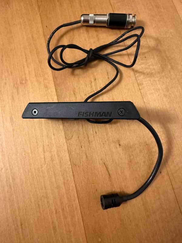 Immagine Fishman PRO-REP-103 Rare Earth Blend Acoustic Humbucker/Mic 2010s - Black - 1