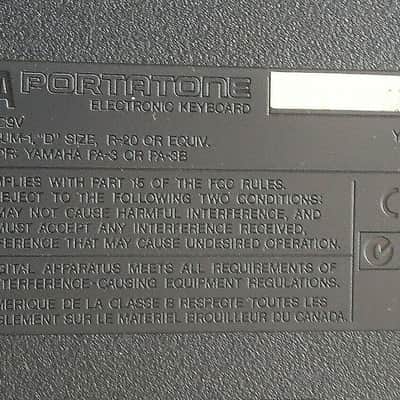 Yamaha portatone PSR 240 MIDI vintage keyboard image 9