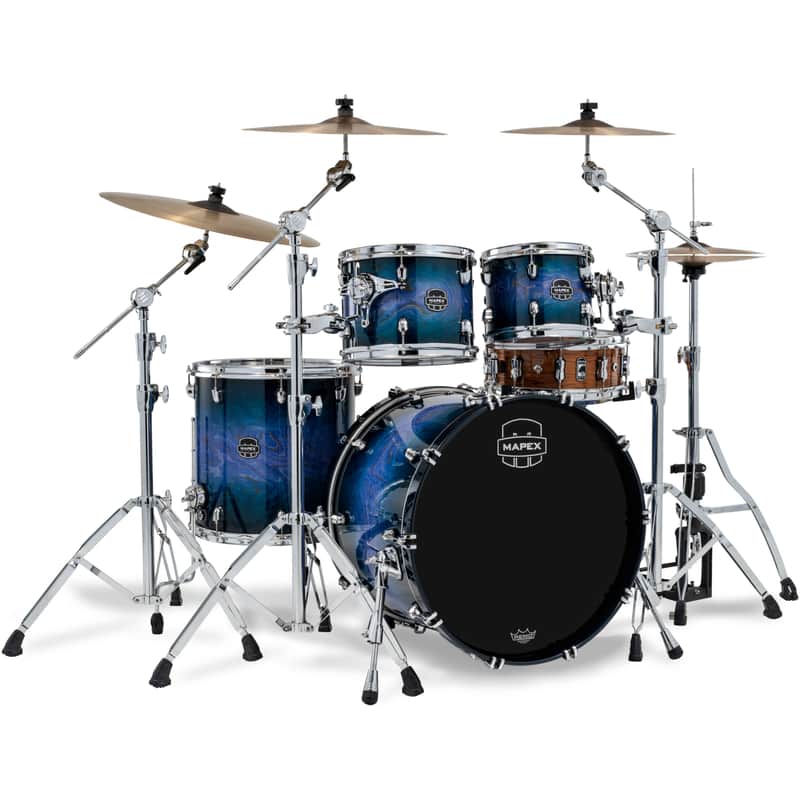 Mapex SR529XZXQ Saturn VI Cobalt Burst - Drum Shell Set image 1