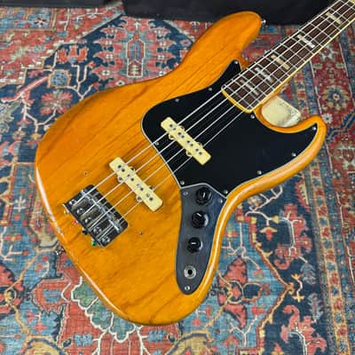 Fender USA Jazz Bass Ash Nitro Refinish DiMarzio PAF Pickups Hard Case - 1979 image 4