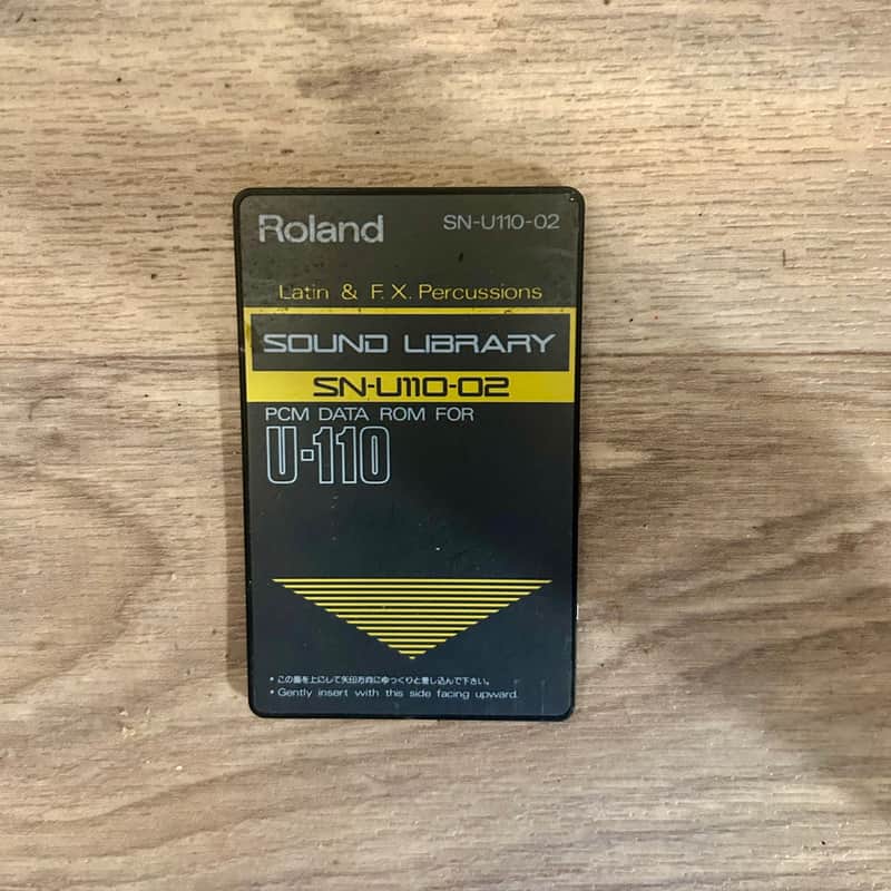 Roland U-110 PCM Latin and FX Card image 1