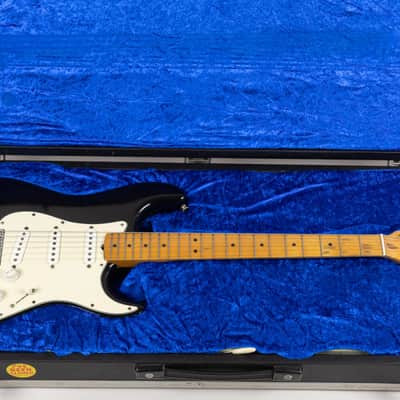 1982 Fender Stratocaster Standard (Dan Smith era), Black image 3