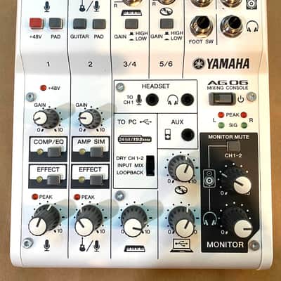 Yamaha AG06 6 Channel Mixer | Reverb