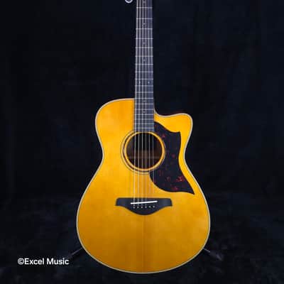 Yamaha AC3M ARE All-Solid Spruce/Mahogany Concert | SRT2 Pickup | Vintage Natural | w/Deluxe HardBag (Mint demo unit) image 5