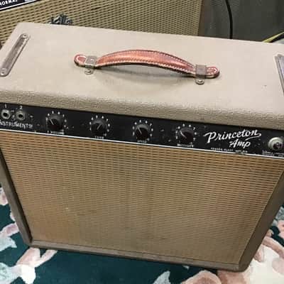 Fender Princeton 6G2 Brownface 12-Watt 1x10" Guitar Combo 1961 - 1963 - Brown image 2