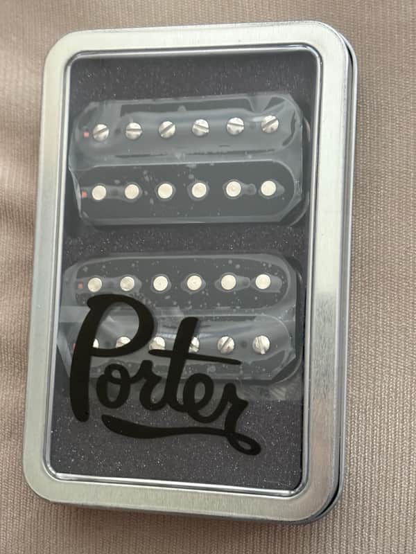 Porter Pickups Smooth / Classic Humbucker Set 2023 - Black image 1