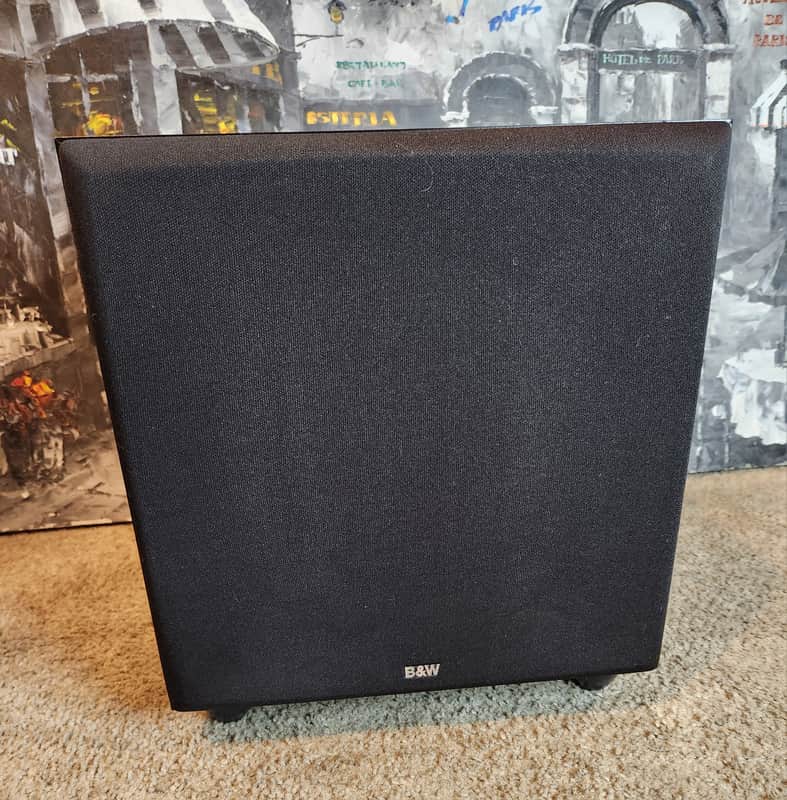 Bowers & Wilkins Bowers & Wilkins (B&W) ASW300 is a compact, high-performance powered subwoofer 2000 - Black image 1